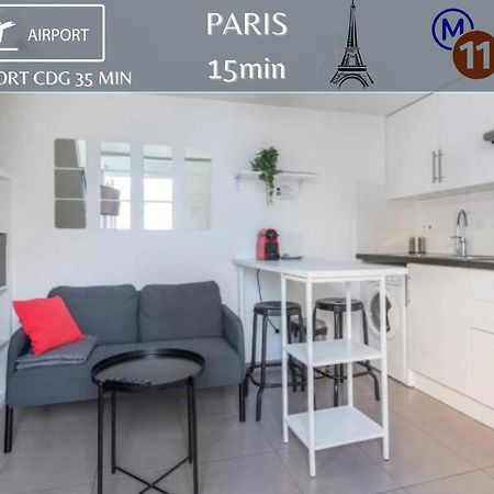 Benfleet 4 Cosy Studio Proche Paris Lägenhet Romainville Exteriör bild